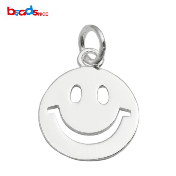 Beadsnice Ciondolo in argento 925 Ciondolo sorriso Mini Ciondolo sorriso Acquista per gli amici come regali Fai da te Trovare il fascino del viso felice ID 35629