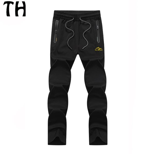 

wholesale- 2017 spring summer autumn pant men quick dry breathable light work pant long trousers #161994, Black