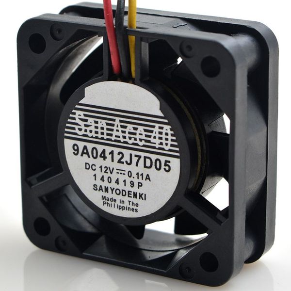 

original sanyo 9a0412j7d05 4cm 4015 40*40*15mm dc 12v 0.11a dual ball cooling fan