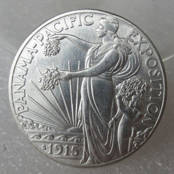 

90% Silver New UNC 1915-S Panama Pacific Exposition Commemorative Half Dollar