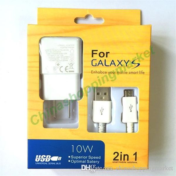 

Быстрая зарядка Топ 2 в 1 ЕС США Plug Адаптивное зарядное устройство USB 2.0 кабель синх