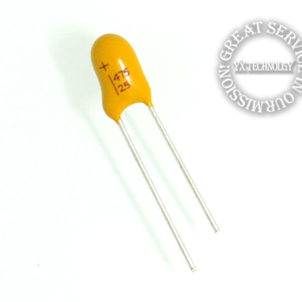 

оптовая продажа-20pcs / bag 25v 4.7 uf 475h dip тантал