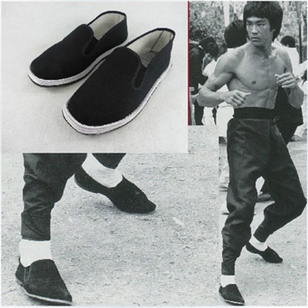 

Брюс Ли классический китайский кунг-фу тапочки туфли Вин Чун боевых искусств тай-