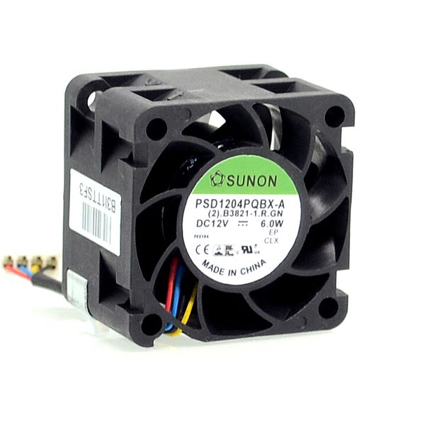 Novo e Original PSD1204PQBX-A 4028 4 cm 6.0 W 12 V vento ventilador de refrigeração pressurizado para SUNON 40 * 40 * 28mm