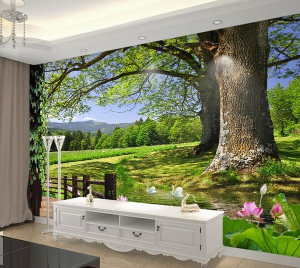 

big tree hawk 3d backdrop mural 3d wallpaper 3d wall papers for tv backdrop