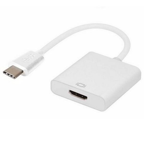 

USB 3.1 Type C to HDMI Cable Adapter Converter for Macbook Chromebook Pixel Lumia 950 Projector Aluminum Shell Male to Female