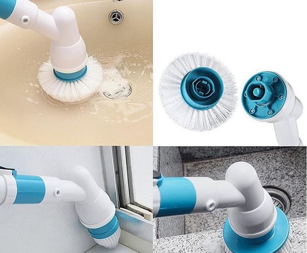5 in 1 Spin Scrubber elektrisch Reinigungsbürste Bürste Reinigung Turbo Scrub
