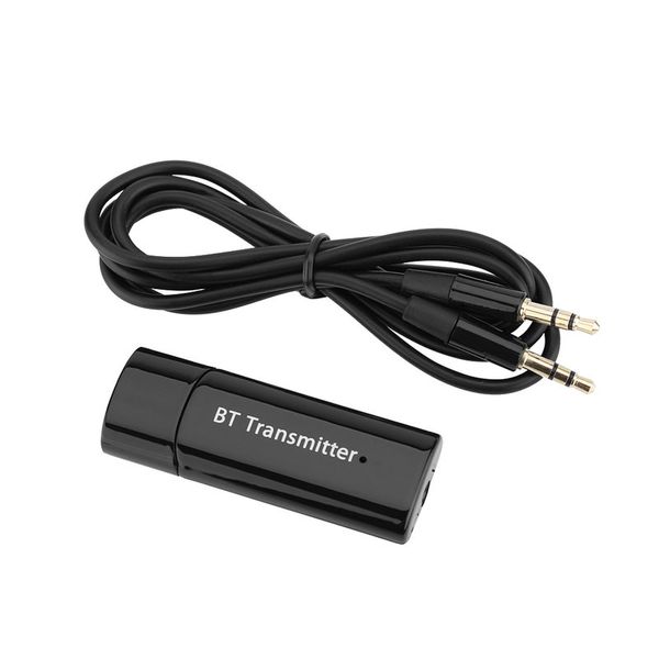 Freeshipping Mini Sem Fio Bluetooth 4.0 Music BT Transmissor Adaptador de Áudio Estéreo Receptor USB Dongle Preto