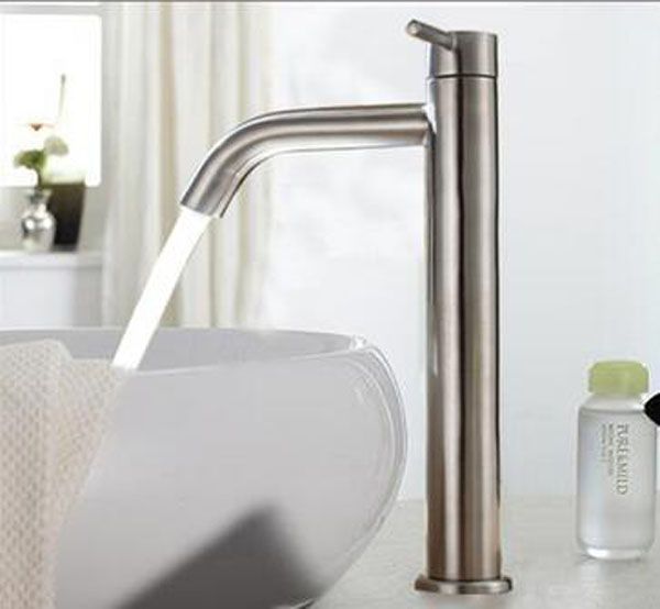 

2017 brushed stainless basin faucet kitchen sink faucet water tap