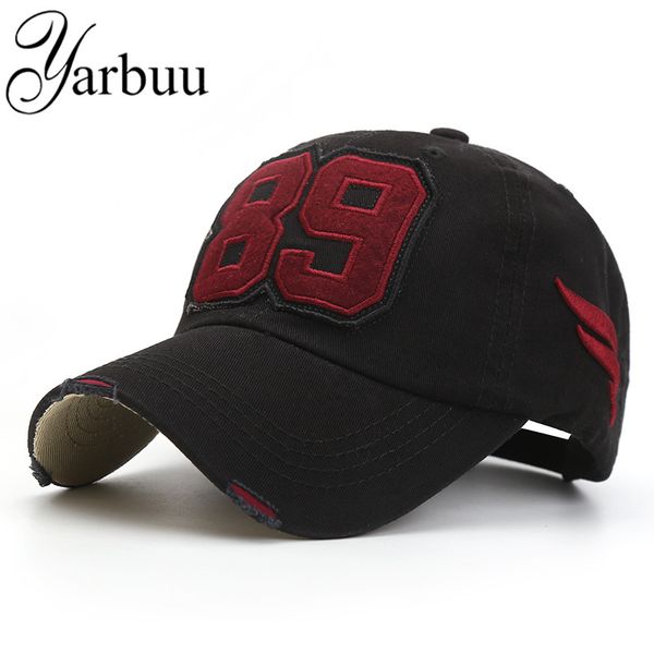 

wholesale- [yarbuu] baseball caps new fashion good quality solid snapback cap for embroidery 89 sun hat for men and women ing, Blue;gray