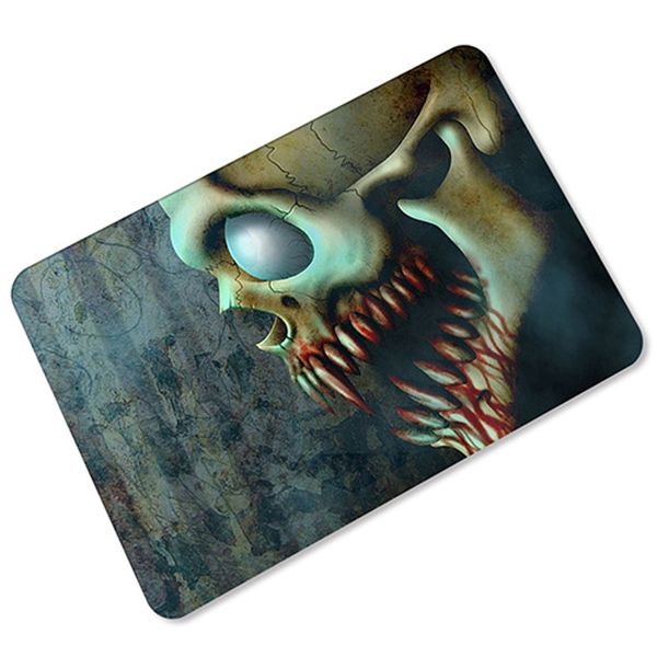 Vintage 3d Blood Skull Floor Mats Skeleton Zombie Welcome Door Mats Kitchen Bathroom Hallway Area Carpet Doormats 45x70cm Industrial Rug Dalton