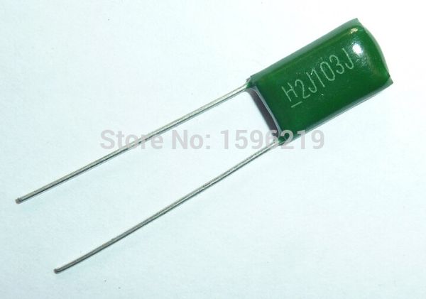 

wholesale- 100pcs mylar film capacitor 630v 2j103j 0.01uf 10nf 2j103 5% polyester film capacitor - ing