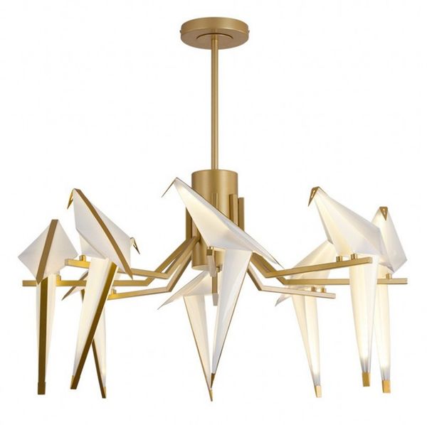 

Modern creative bird droplight itting room re taurant bar per onality papercrane bedroom lamp and lantern of lamp and lantern hi
