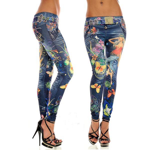 

wholesale- slim low waist jeans black 2017 jeans woman elastic skinny women's jeans female blue jean denim leggings stretchy jeggings p