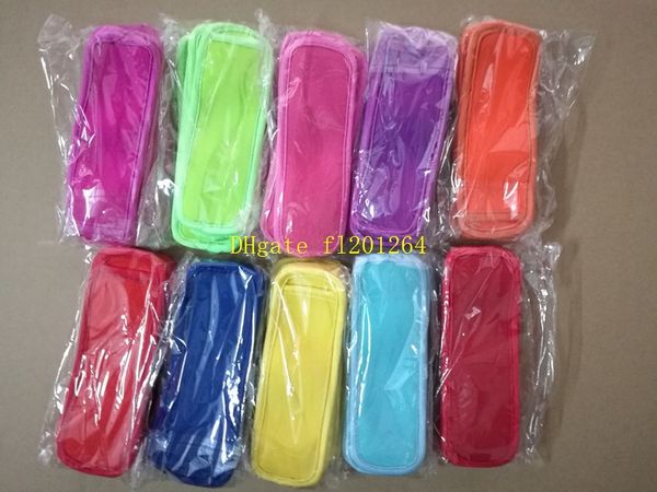 

1000pcs/lot big size holders ice sleeves er holders for kids 6x18cm