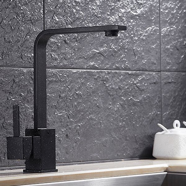 

shipping is on us original designed water tap with single hole / blacken kitchen tap with seven word shaped hs302