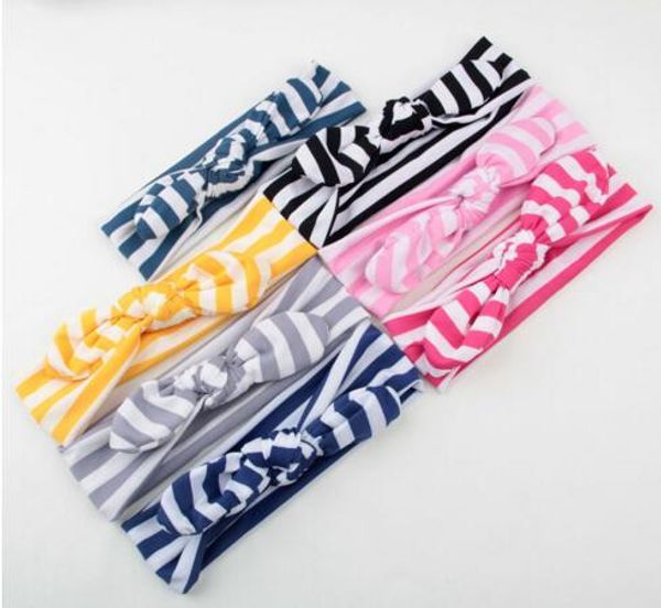 

hair accessories stripe rabbit ear baby hairband baby cute hair ribbon headwear hair accessories yh455, Slivery;white