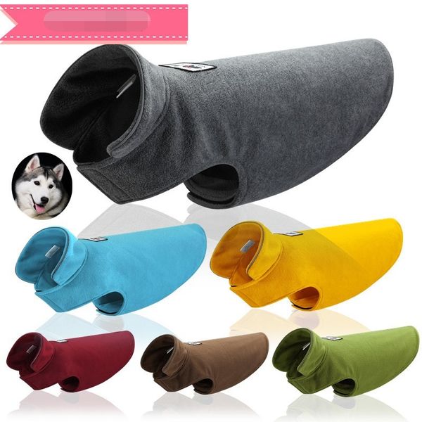

6 размер xs-xxl твердые pet зимняя одежда собака куртка флис теплая зима щенок одежда обратимым собака пальто