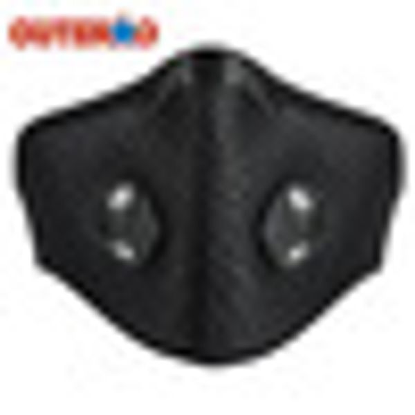 

wholesale- outerdo outdoor sports riding mask windproof dustproof stretchy and adjustable black nylon ciclismo mountain bike face mask