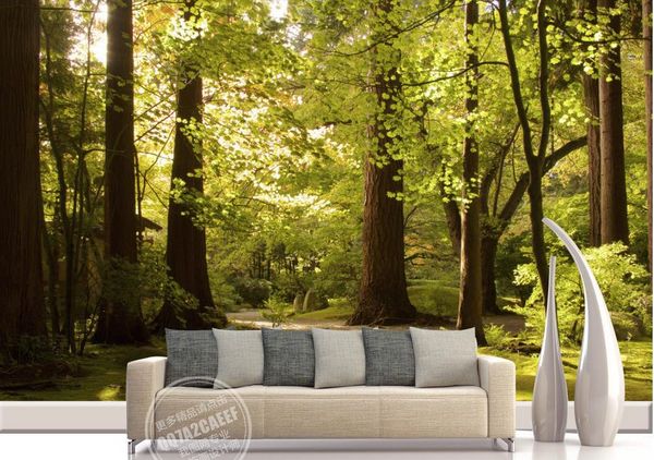

mural 3d wallpaper big tree sunny background wall customized wallpaper for walls