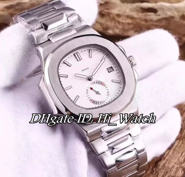 

new 6 colors nautilus 5980 steel case white dial a2813 automatic mens watch 43mm ss band sport watches daydate hi_watch 275b2, Slivery;brown