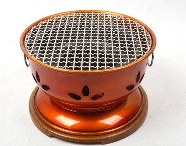 

26.5cm charcoal barbecue grill grilled steak lamb kebabsfish for family l fire stove 030