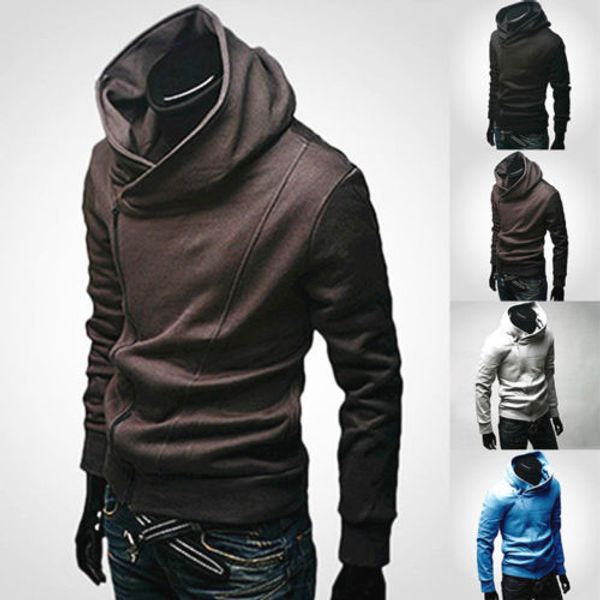 

wholesale- new stylish creed hoodie slim men's assassins jacket fashion jacket costume men's winter clothing hot, Black;brown