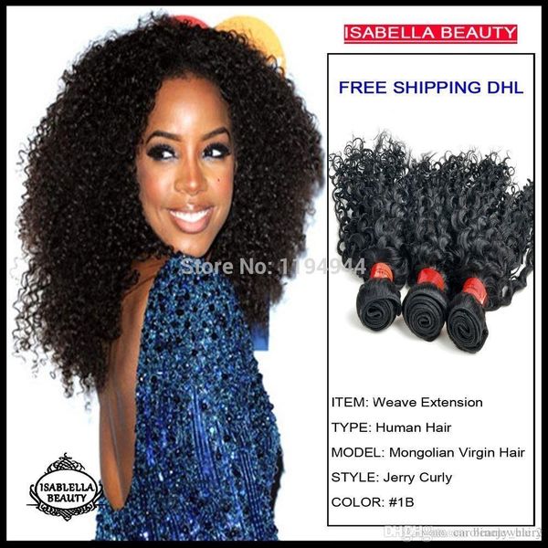 African American Black Style Romance Curl Weaving Top 5a Grade 100