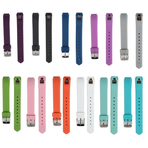 

Newest Colorful Replacement Wristband With Secure Watch Buckle for Fitbit Alta (No tracker, Replacement Bands Only), 10 Colors