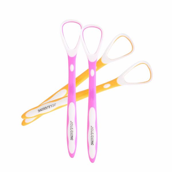 

rubber tongue scraper brush oral hygiene dental cleaning brush oral care toothbrush