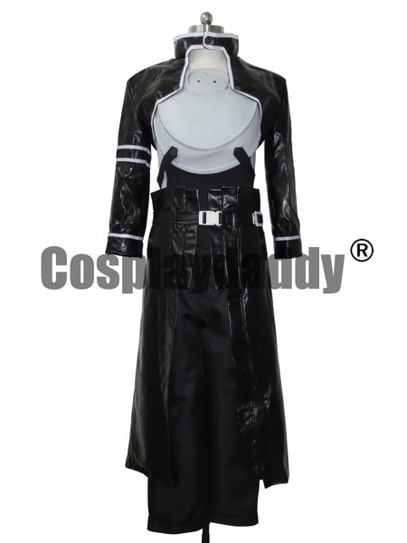 Sword Art Online Kirito Cosplay Costume Uniform Suit Outfit Gun Gale SAO/GGO Set