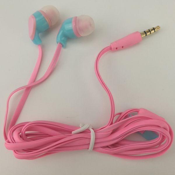 

flat noodle gift headset earphones headphones earcup low price large use purchase quality factory wholesale 500ps/lot
