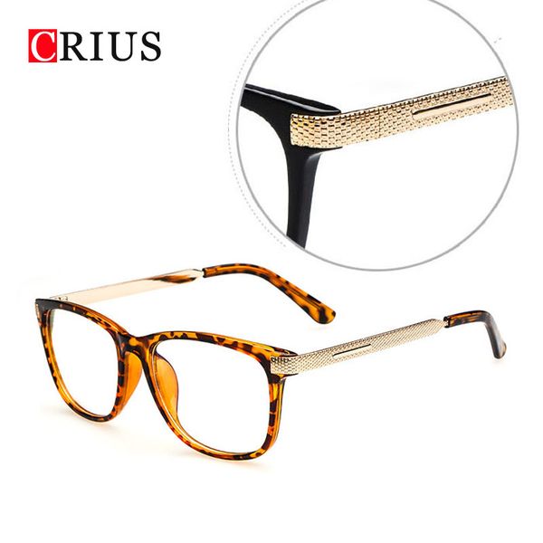 

wholesale- women's optical glasses frame eyewear square eyeglasses frame clear glasses metal alloys vintage new, Silver