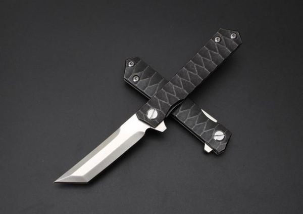 Высокого класса ножи TS titanum ручка складной нож 9cr18MOVblade черный ящик,сатин отделка поверхности,кемпинг нож EDC инструменты