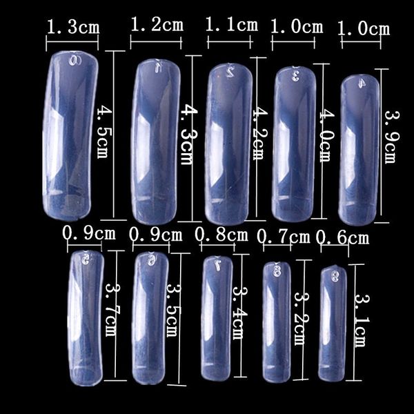 Fake Nail Size Chart