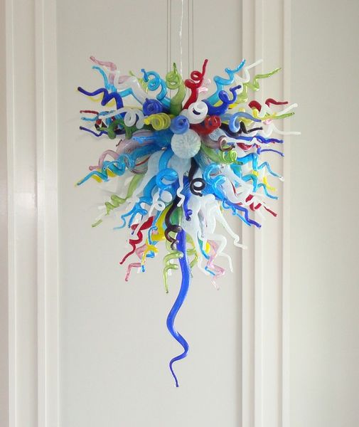 

modern design home decorative international chandelier light 100% mouth blown borosilicate italy murano stained glass chandelier