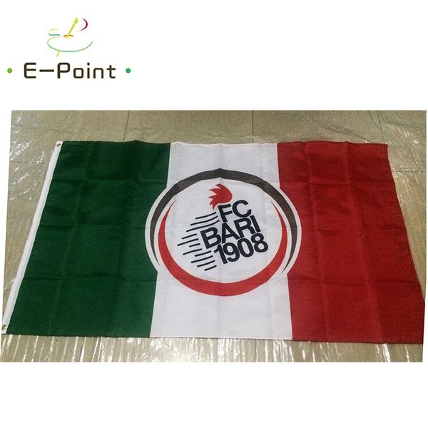 Italie Associazione Sportiva Bari 3 * 5ft (90cm * 150cm) Polyester Serie A drapeau Bannière décoration volant maison jardin drapeau Cadeaux de fête