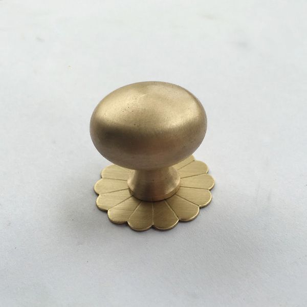 

2 pieces antique solid simple drawer knob furniture hardware cabinet wardrobe shoe door single hole handle cone pull