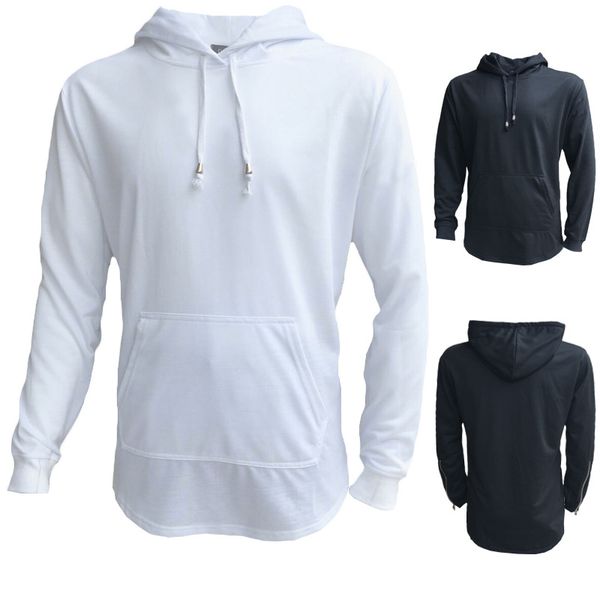 

Designer style MEN hoodies with zipper harajuku solid mens hoodies and sweatshirts hip hop clothing streetwear sweatshirt