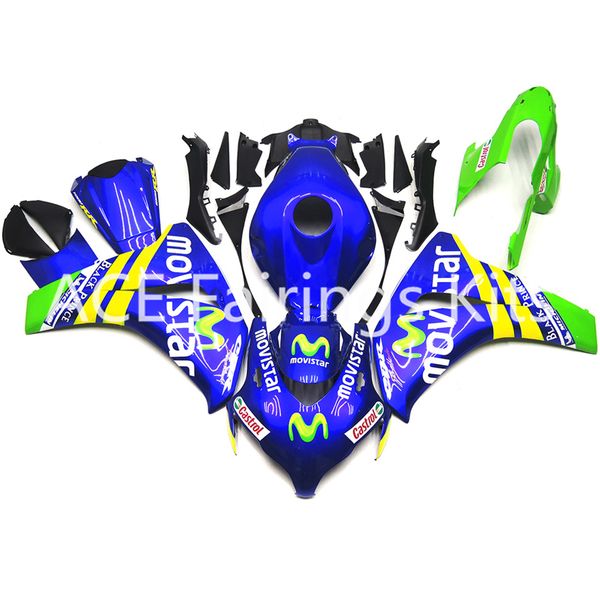 

3 gifts for honda cbr1000rr 08 09 10 11 1000rr 2008 2009 2010 2011 abs plastic injection motorcycle full fairing kit blue green a27