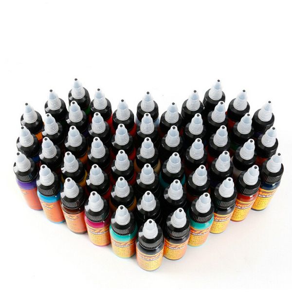 

50 colors tattoo ink set permanent makeup art pigment 30ml tattoo paint for eyebrow eyeliner lip body
