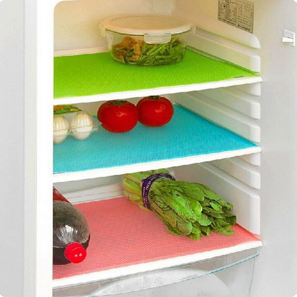 

wholesale- 4 pcs/set fashion refrigerator pad antibacterial antifouling mildew moistureproof pad refrigerator waterproof mats 30cm*44cm new