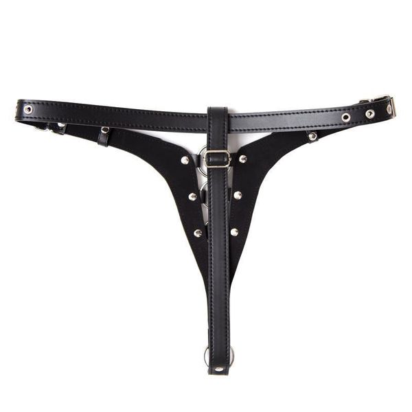 

panty female underwear belt black fetish restraints short devices erotic pants bondage chastity lock leather with gasgq