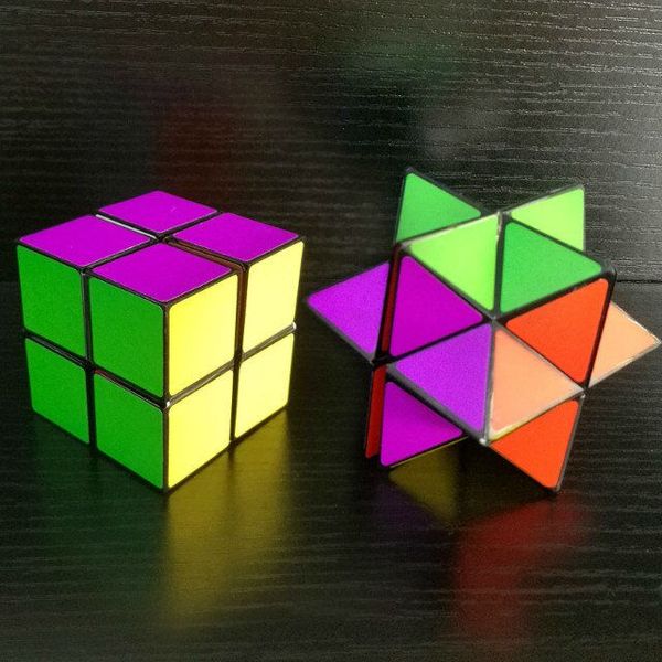 

2017 new cool toy luxury detachable infinity cube 2 in 1 colorful magic cube decompression infinity cubes edc infinity cube mini for stress