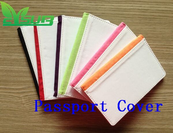

sublimation pu leather protective case for passport holder 2d heat transfer press printing cover blank custom diy 1000pcs/lot