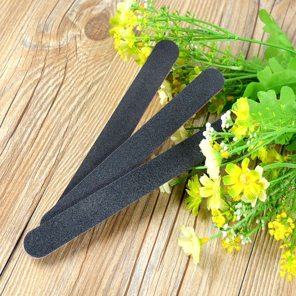 

wholesale- matte scrub bar new black double sided nail art manicure sanding file buffer grits 100 180 grit 5 pcs