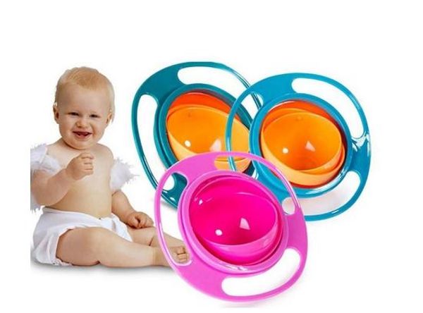 

baby creative 360 rotate spill-proof gyro feeding bowl baby accesories