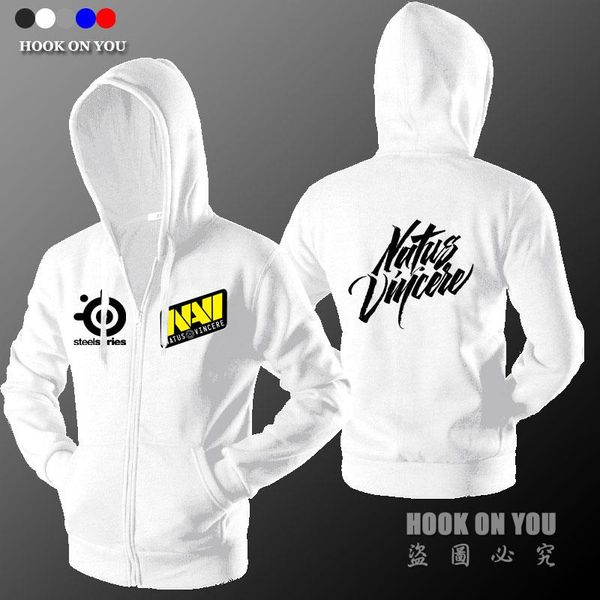 

wholesale-navi players hoodie sweatshirt men's natus vincere hoodies cs dota 2 gamer sportswear zipper tracksuits men hoody masculino, Black