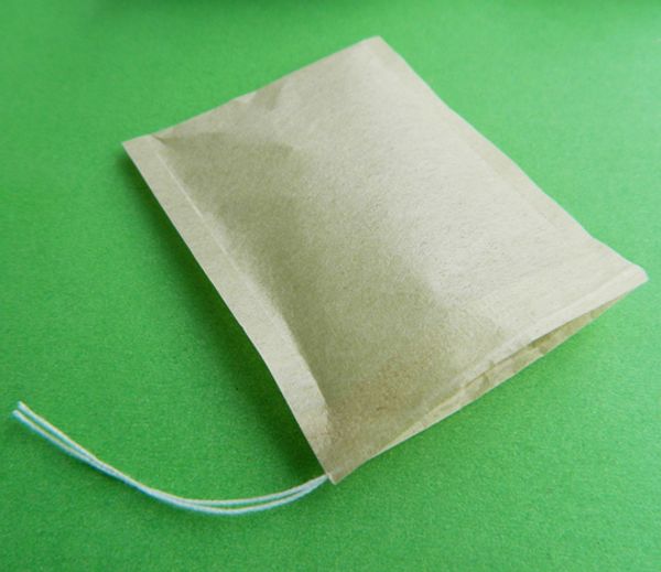

1000pcs/lot 60 x 80mm pulp color filter paper, empty tea bag, single drawstring tea bag, herbal bags-coffee bags, no bleach