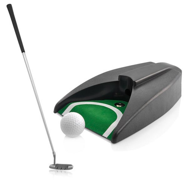 

wholesale- 1 set portable golf putting training executive practice putter clubs mat tools gift
